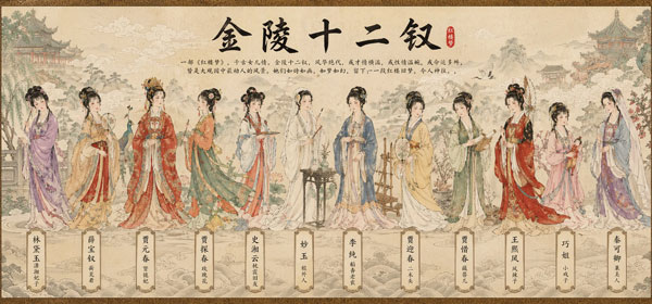 GPT-image-2 ｜国风工笔八仙长卷插画