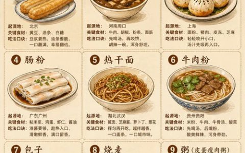 GPT-image-2 ｜中国地方早餐大赏