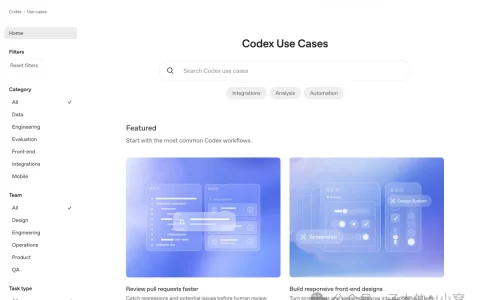 OpenAI 放出 12 个 Codex 官方案例：这次不是看功能，是照着做