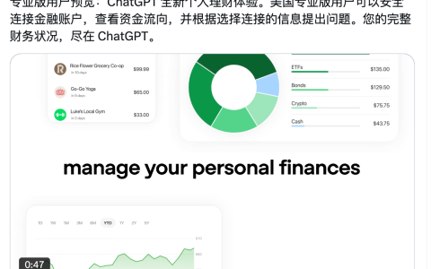 ChatGPT 能替你管钱了，你敢把银行账户交给它吗？