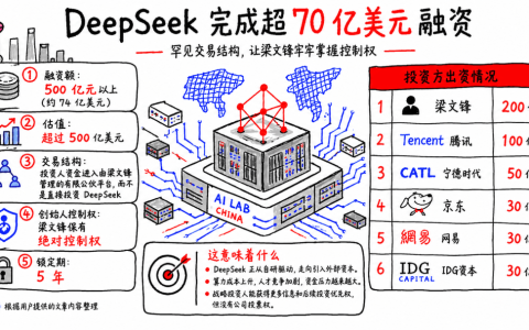 突发｜DeepSeek完成500亿融资，梁文锋自掏200亿，要求投资人「锁仓」五年