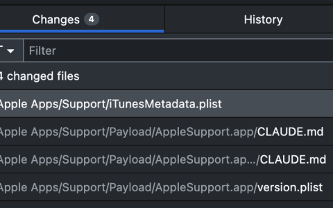 苹果官方App误打包了Claude.md，这么大的公司也Vibe Coding啊？