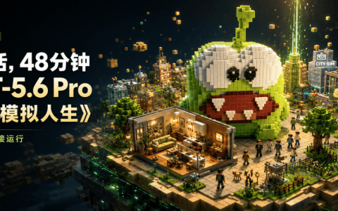 GPT-5.6 Pro泄露！一句话，48分钟造出完整《模拟人生》