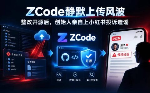 智谱ZCode静默上传用户代码，整改开源后创始人亲自上小红书投诉造谣